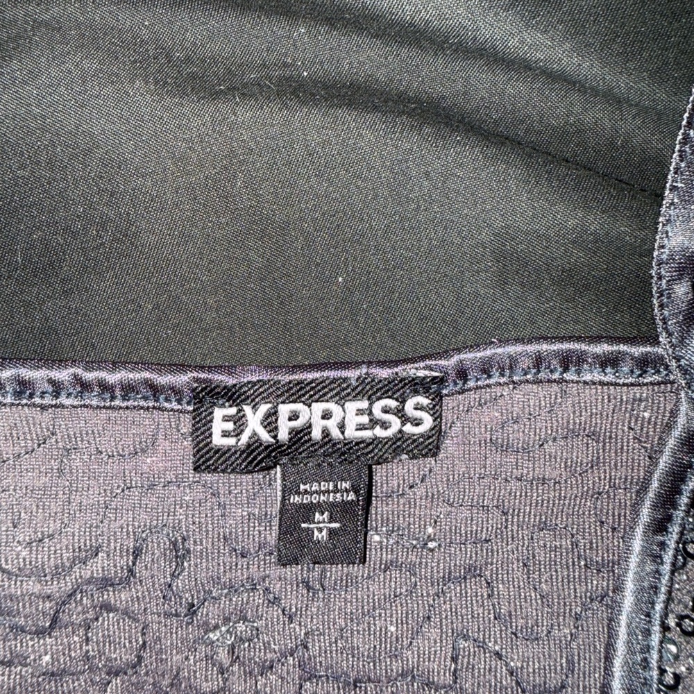 Express silver sequin tank - Picture 4 of 6